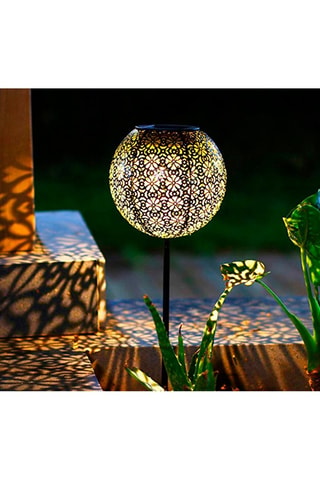 2 balises solaires LED Agadir - Cuivré - 2 x 1 W
