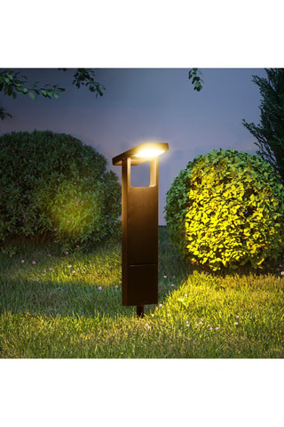 2 balises solaires LED Brity - Noir - 2 x 2 W