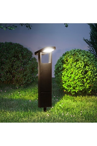 2 balises solaires LED Brity - Noir - 2 x 2 W