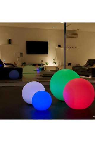 Boule lumineuse sur batterie 24 LED Bobby C30 - Blanc - 5 W