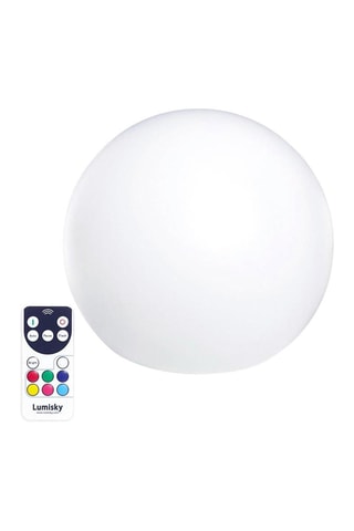 Boule lumineuse sur batterie 24 LED Bobby C30 - Blanc - 5 W