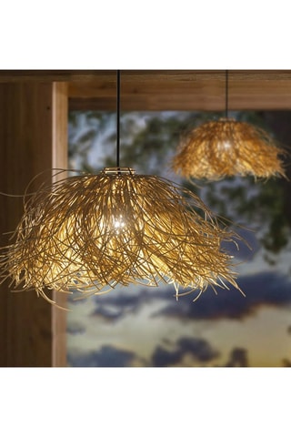 Suspension solaire Froufrou - Naturel et noir