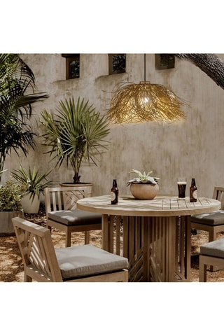Suspension solaire Froufrou - Naturel et noir