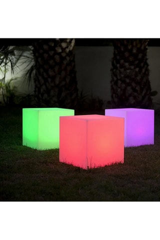 Cube lumineux sur batterie 24 LED Carry C40 - Blanc - 5 W