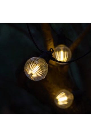 Guirlande solaire LED Bamby Light - Blanc chaud - 0,09 W