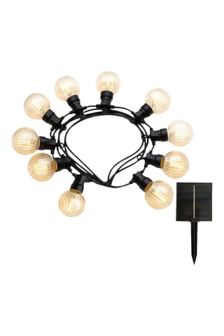 Guirlande solaire LED Bamby Light - Blanc chaud - 0,09 W