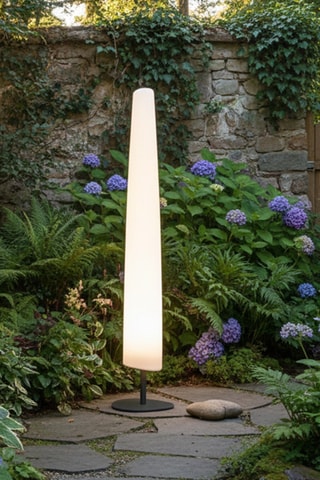 Lampadaire solaire tour LED Bay W160 Solar - Blanc chaud - 5,2 W