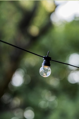 Guirlande Solaire LED Party Clear Solar 20 - Blanc chaud - 0,09 W