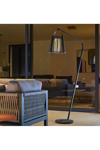 Lampadaire solaire LED Rayglow - Noir et naturel
