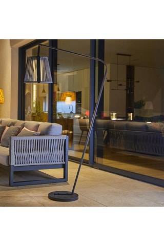 Lampadaire solaire LED Rayglow - Noir et naturel