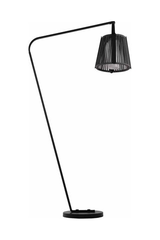 Lampadaire solaire LED Rayglow - Noir et naturel