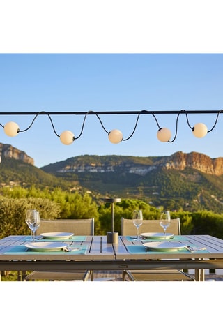 Guirlande solaire LED Bolly - Blanc chaud