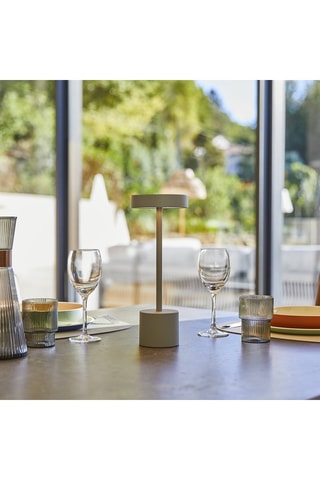 2 lampes à poser LED Roby - 2 W - Gris - 50 h d'autonomie - Classe E