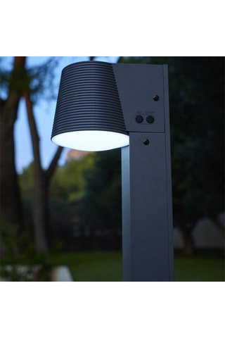 Luminaire LED Soltek - 9 W - Gris - 22 h d'autonomie - Classe G