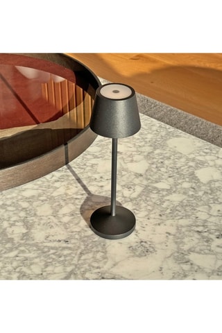 Lampe de table sans fil EMILY Noir H25cm
