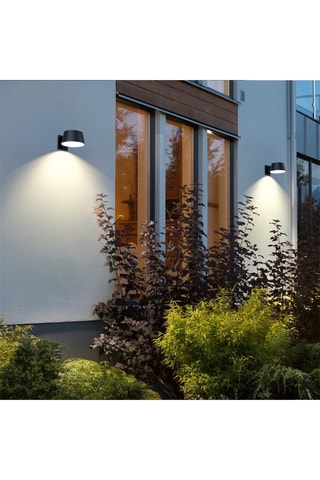 Applique murale LED Loopin - 8.8 W - Noir - Classe G