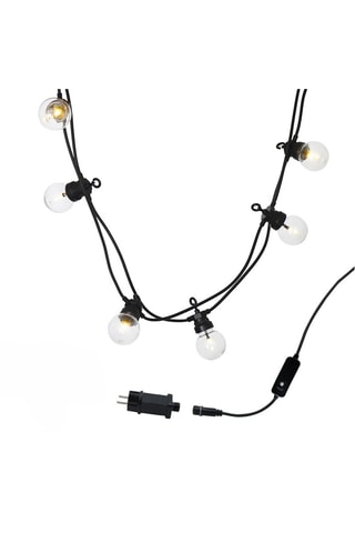 2 luminaires LED Party - 1 W - Noir - Classe A