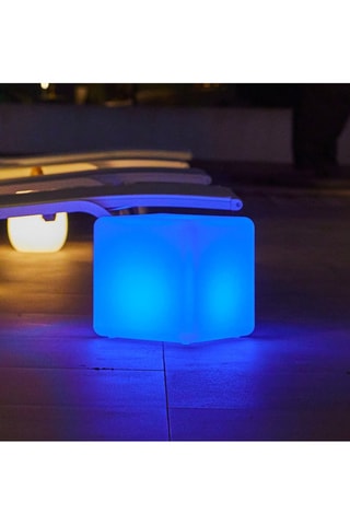 Cube lumineux solaire 3 LED Casy C30 - Blanc - 1,5 W