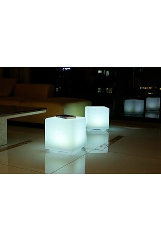 Cube lumineux solaire 3 LED Casy C30 - Blanc - 1,5 W