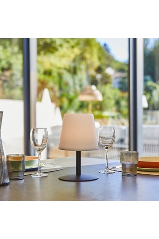 Lampe de table LED sans fil Standy Mini - Blanc et noir - 1 W