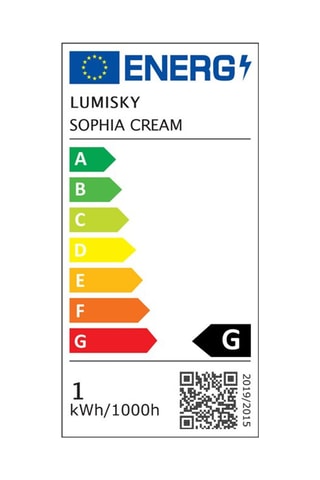 Lampe de table LED sans fil Sophia - Crème