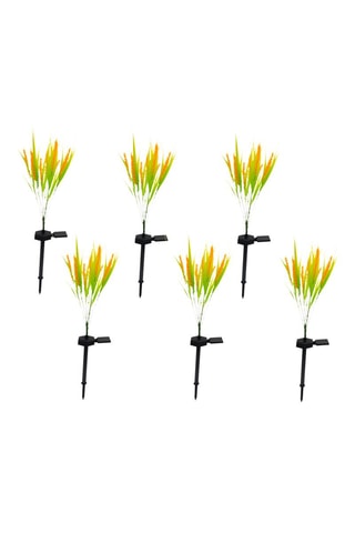 6 balises solaires LED Ferny - Noir