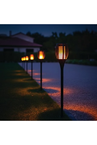 4 luminaires LED Maity - 0.3 W - Noir - 8 h d'autonomie - Classe A