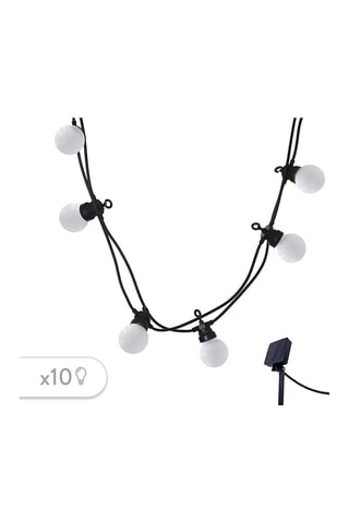 Guirlande solaire LED Billy - Blanc chaud