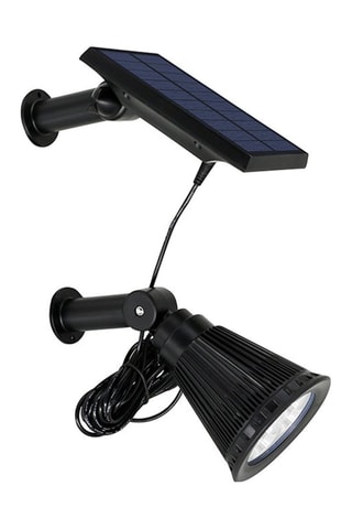 2 spots solaires d’extérieur 2 en 1 LED Spiky Away - Noir - 2 x 5 W