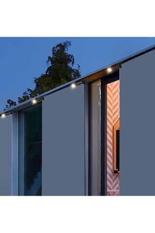 4 spots solaires LED Roundy - Noir - 4 x 2 W