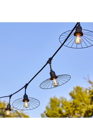 Guirlande lumineuse en bambou Maly Light Hybrid - Blanc chaud