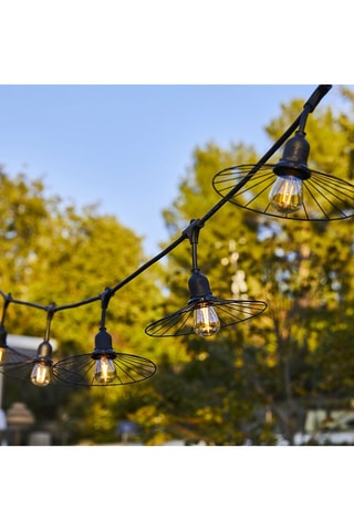 Guirlande lumineuse en bambou Maly Light Hybrid - Blanc chaud