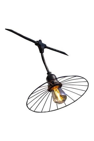 Guirlande lumineuse en bambou Maly Light Hybrid - Blanc chaud