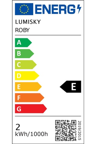 2 lampes à poser LED Roby - 2 W - Gris - 20 h d'autonomie - Classe E