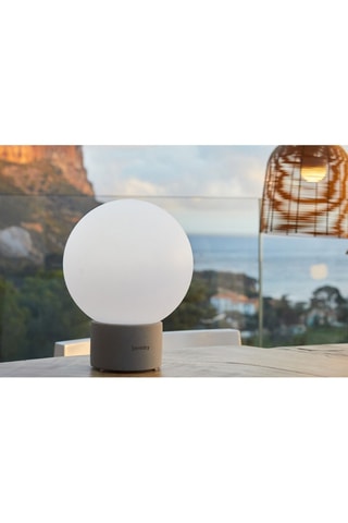 Lampe LED extérieure Terra Concrète - Gris et blanc