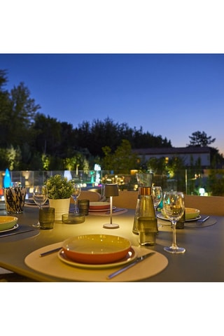 Lampe de table sans fil LED rechargeable Sophia - Anthracite