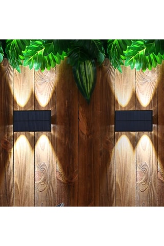 2 appliques solaires LED Blinky - Noir