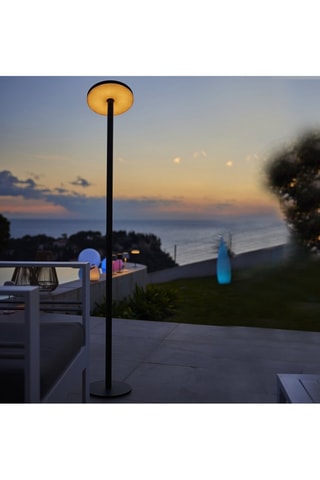 Lampadaire solaire LED Vivia - Noir