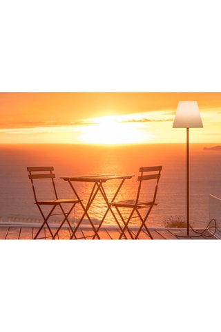Lampadaire Standy W150 - Blanc et noir - 18 W