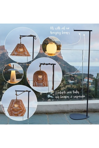 Pied support de lampe Hold me - 33 x 33 x 150 cm
