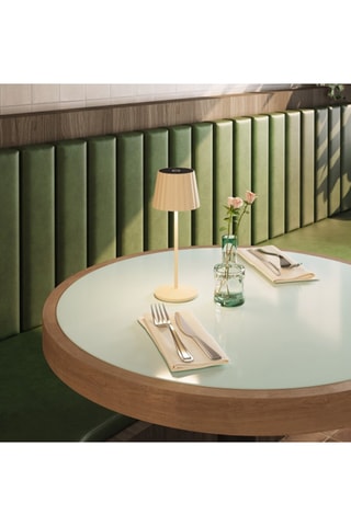 Lampe de table LED sans fil Abby - Crème