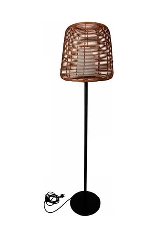Lampadaire LED Tall Bohème - Noir et marron - 154 cm