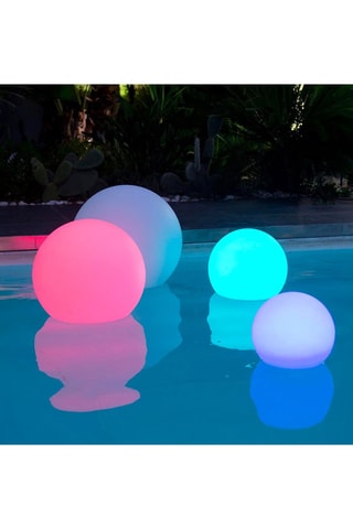 Boule lumineuse sur batterie 24 LED Bobby C60 - Blanc - 5 W