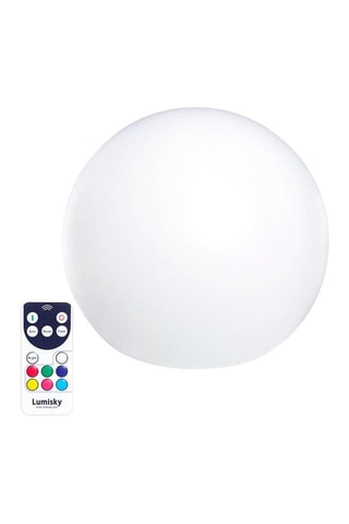 Boule lumineuse sur batterie 24 LED Bobby C60 - Blanc - 5 W