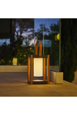 Lanterne solaire nomade LED Seraphina - Noir