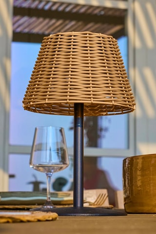 Lampe de table solaire LED Amira - Blanc chaud