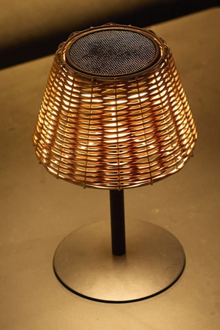 Lampe de table solaire LED Amira - Blanc chaud
