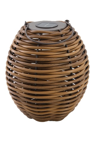Lanterne solaire LED sans fil Raffy - Marron - 0,8 W
