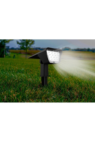 4 projecteurs solaires LED Curtis - Noir