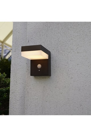 Applique murale solaire LED Cenova - Noir - 36 h - 100, 600 et 1000 lm